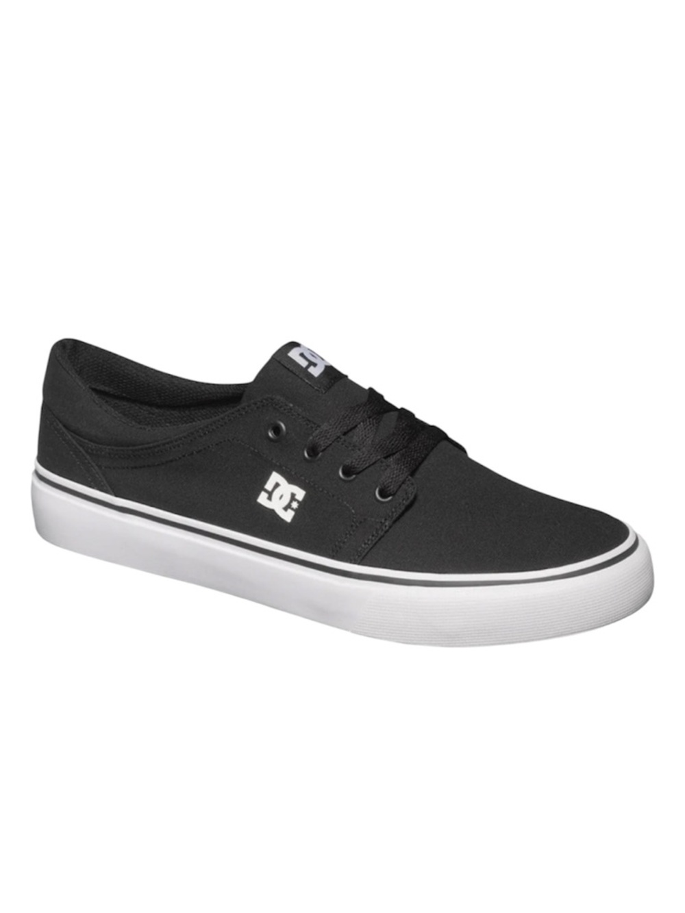 DC women’s skateboard canvas shoes size 8.5 black
